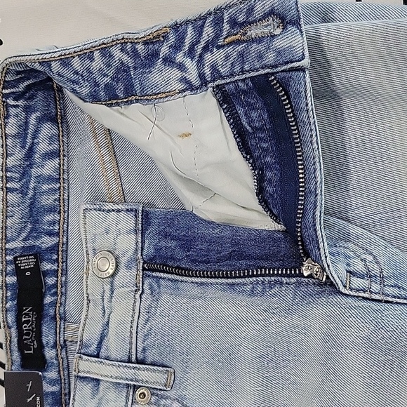 Ralph Lauren  Women's High-Rise Straight Ankle Comfort Stretch  Size 0/25 - Picture 9 of 10